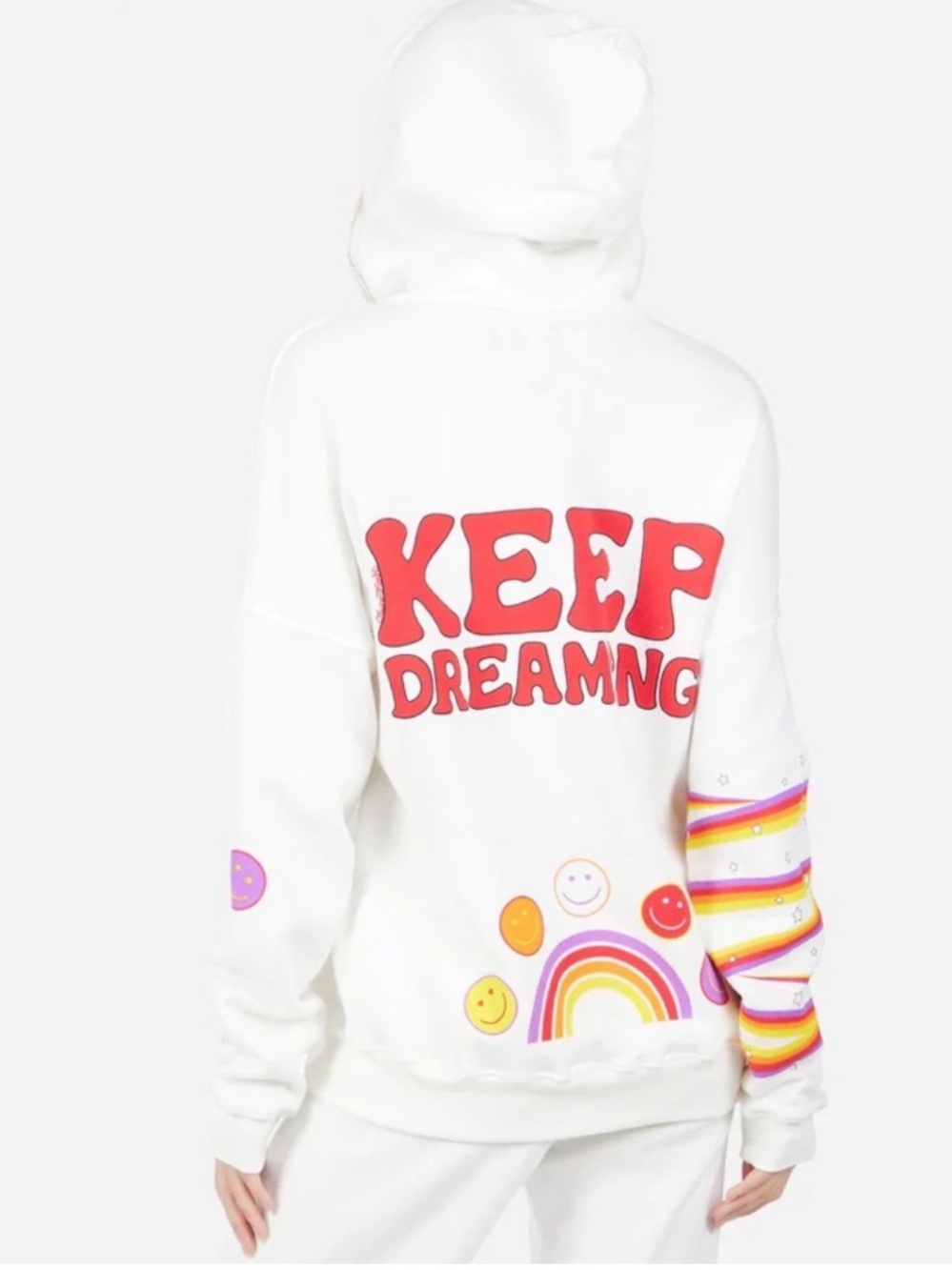 NWT Lauren Moshi Keep Dreaming Hoodie M